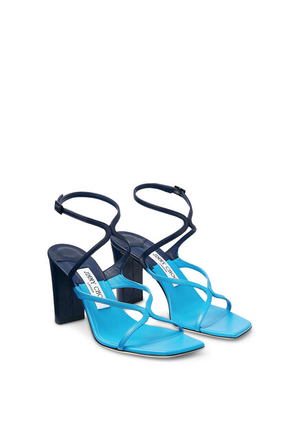 Azie 85 Patchwork Nappa Leather Sandals